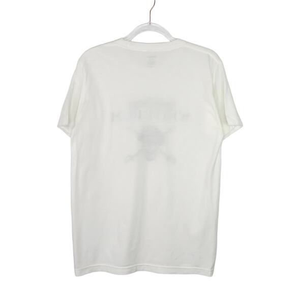 Captain Morgan Graphic T-Shirt Unisex Medium Cotton White Graphic Tee - Picture 3 of 5